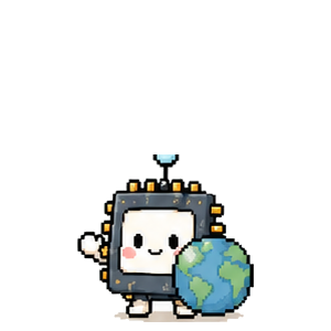 すまし顔のチップくん